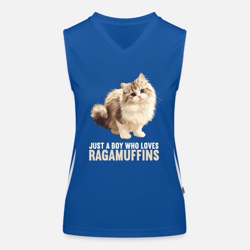 Ragamuffin Kätzchen Ragamuffin Katze Funktionelles Kontrast-Tank Top für Frauen