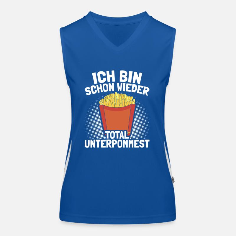 Frites Débardeur respirant contrasté Femme