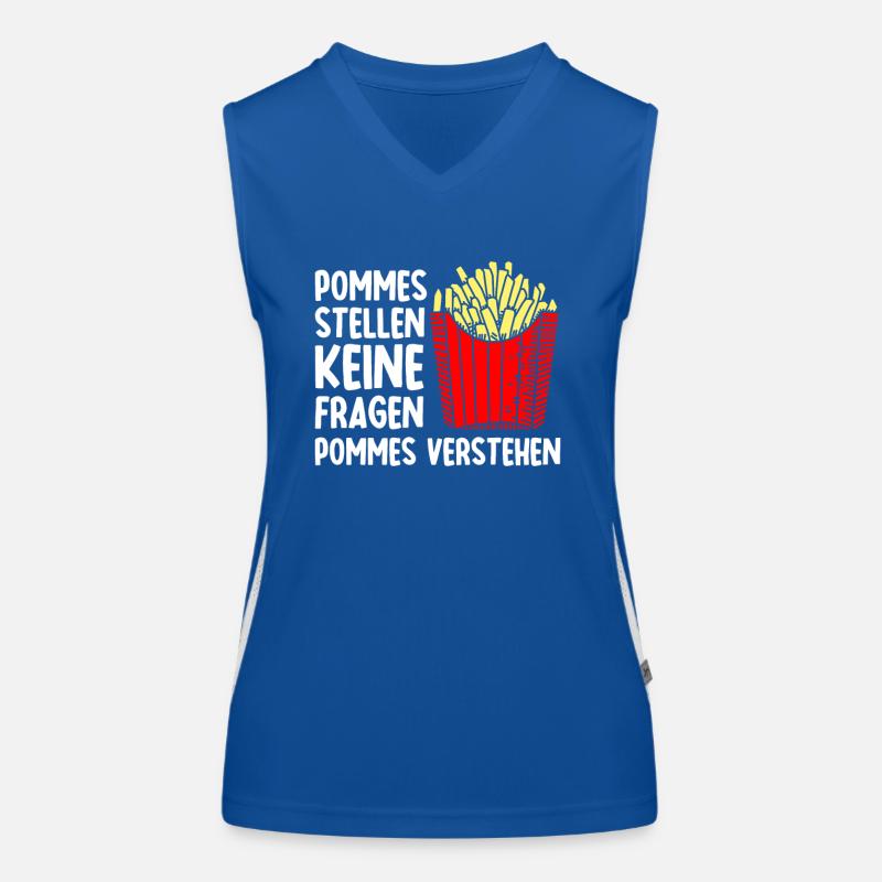 Frites Débardeur respirant contrasté Femme