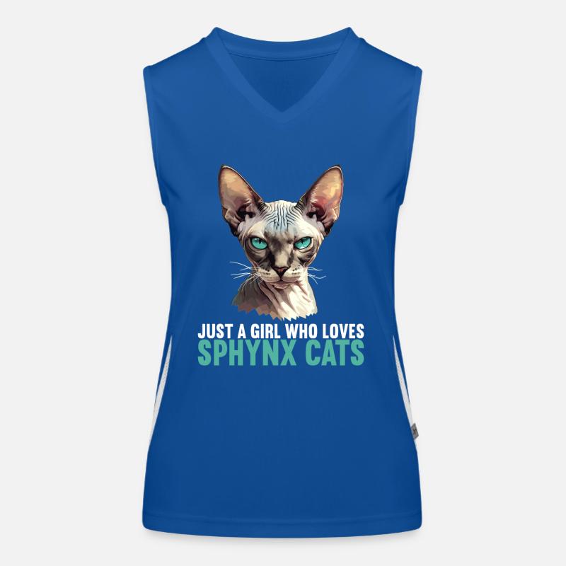 Sphynx Kitten Sphynx Cat Women's Functional Contrast Tank Top