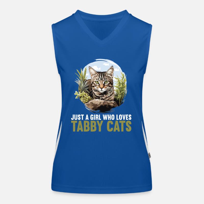 Tabby Kitten Tabby Cat Women's Functional Contrast Tank Top