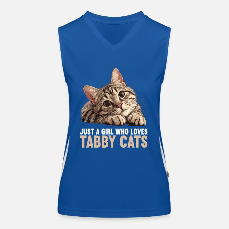 Tabby Kitten Tabby Cat Women's Functional Contrast Tank Top