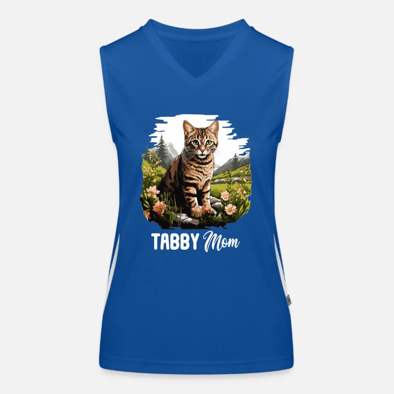 Tabby Kitten Tabby Cat Women's Functional Contrast Tank Top