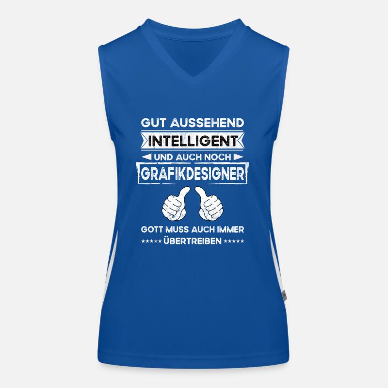 Graphiste Beau Intelligent Débardeur respirant contrasté Femme
