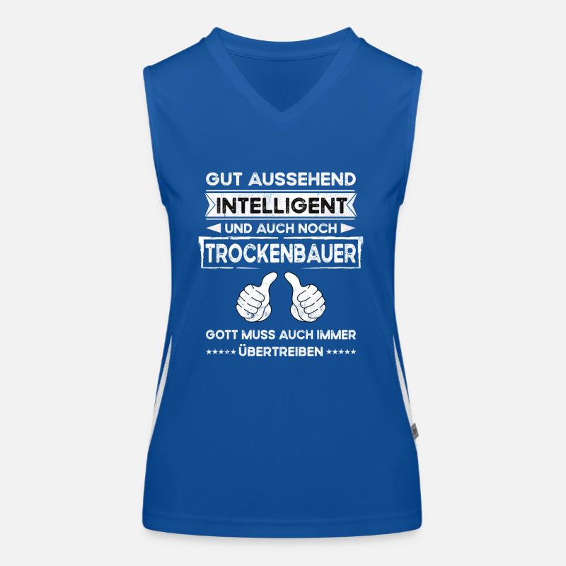 Constructeur de cloisons sèches Beau intelligent Débardeur respirant contrasté Femme