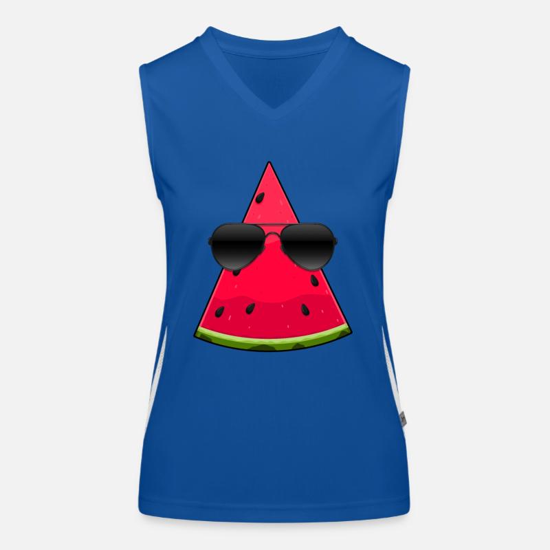 Melon Fruit Vitamines Cool Pastèque Débardeur respirant contrasté Femme