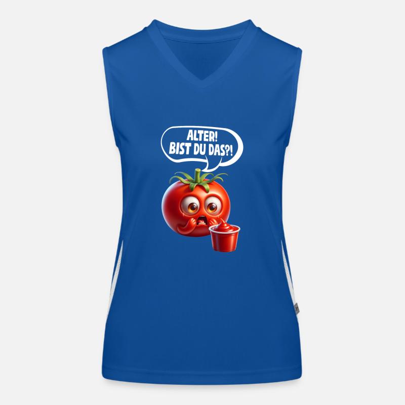Âge! C’est toi?! Tomates Tomates Débardeur respirant contrasté Femme