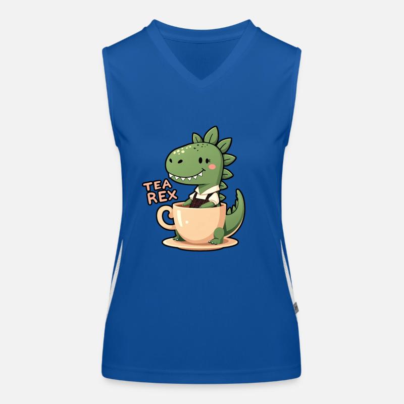 Tea Rex TRex Lederhose Funktionelles Kontrast-Tank Top für Frauen