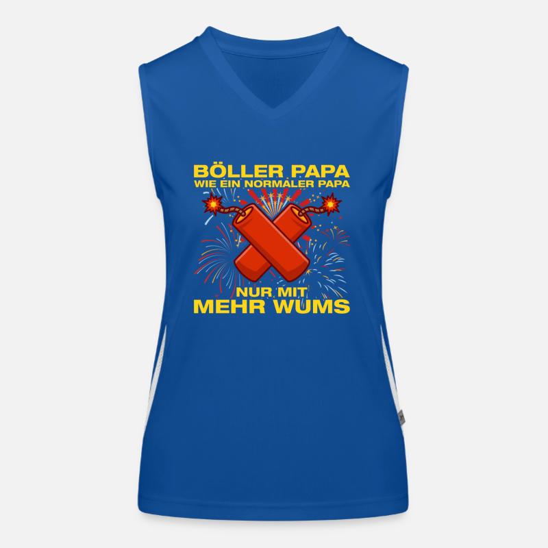 Firecrackers, dad, pyrotechnicians, firecrackers, fireworks Women's Functional Contrast Tank Top