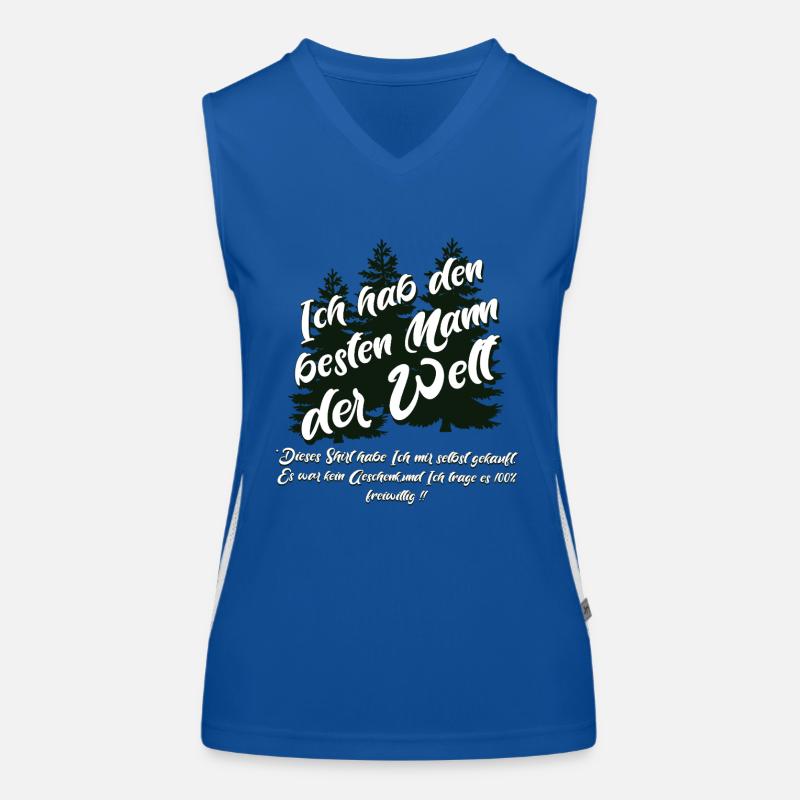 Ich habe den besten Mann der Welt Funktionelles Kontrast-Tank Top für Frauen