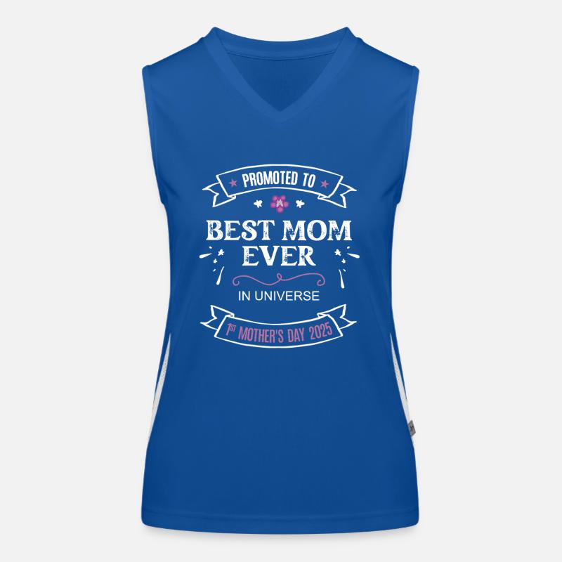 Beste Mama Best Mom Erster Muttertag 2025 Funktionelles Kontrast-Tank Top für Frauen