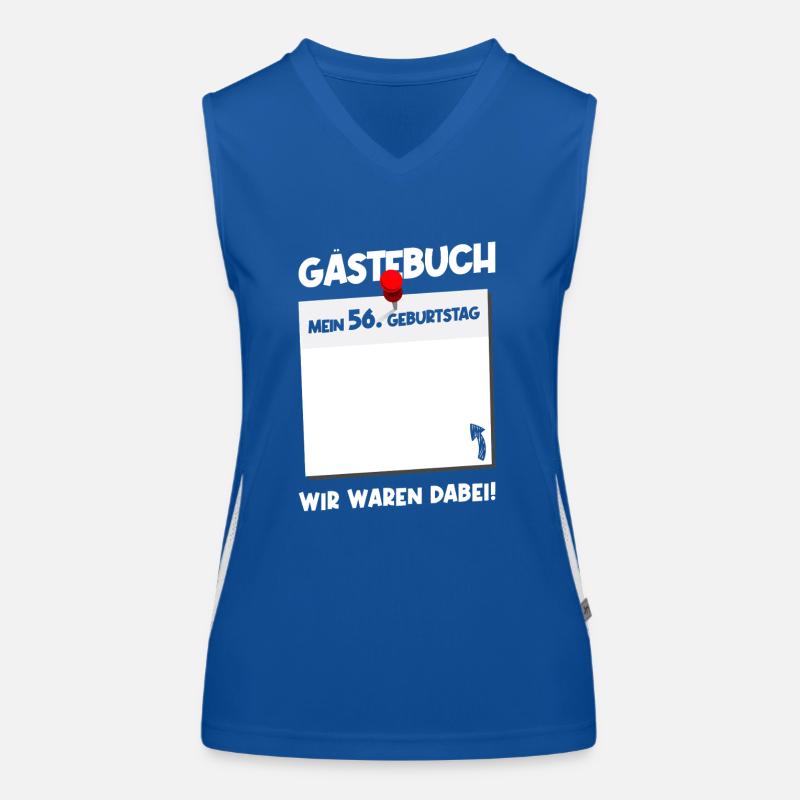 56. Geburtstag Geboren 1969 Geburtstagsgeschenk Funktionelles Kontrast-Tank Top für Frauen