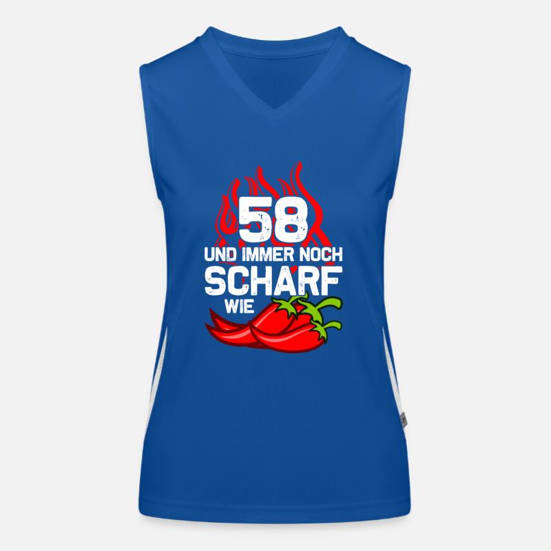 58. Geburtstag Geboren 1967 Geburtstagsgeschenk Funktionelles Kontrast-Tank Top für Frauen