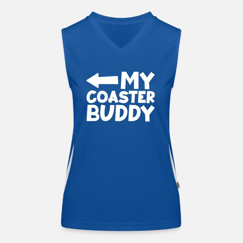 Coaster Buddy Freizeitpark Achterbahn Funktionelles Kontrast-Tank Top für Frauen