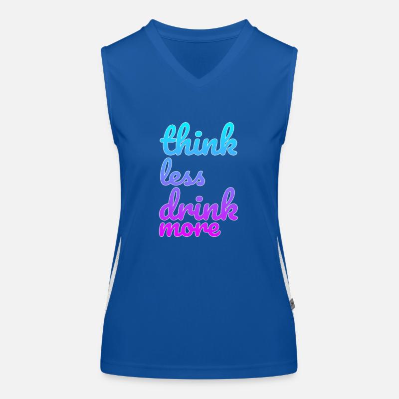 Drink Switch Off Saying Women's Functional Contrast Tank Top