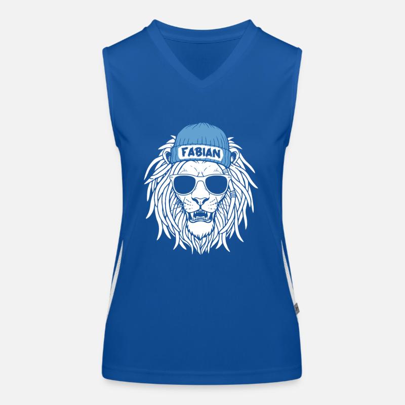 Löwe Fabian Funktionelles Kontrast-Tank Top für Frauen