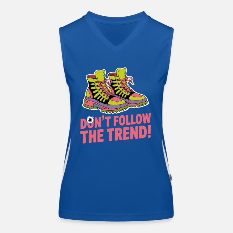 DON'T FOLLOW THE TREND Women's Functional Contrast Tank Top