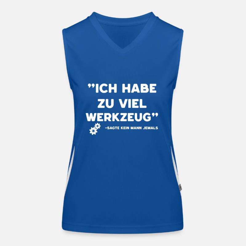 Werkzeug Männer Heimwerker, Handwerker & Bastler Funktionelles Kontrast-Tank Top für Frauen