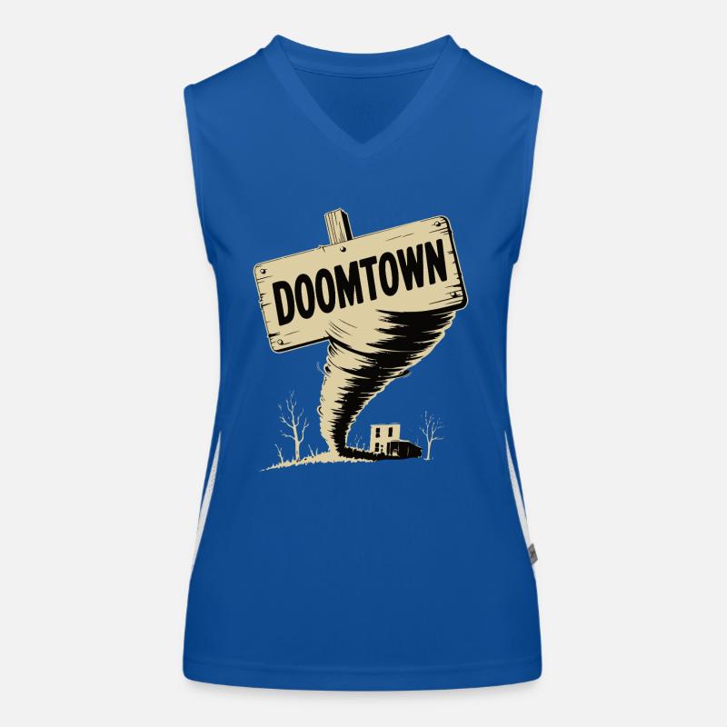 OMINOUS TORNADO Women's Functional Contrast Tank Top