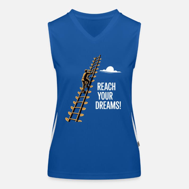 REACH YOUR DREAMS Women's Functional Contrast Tank Top