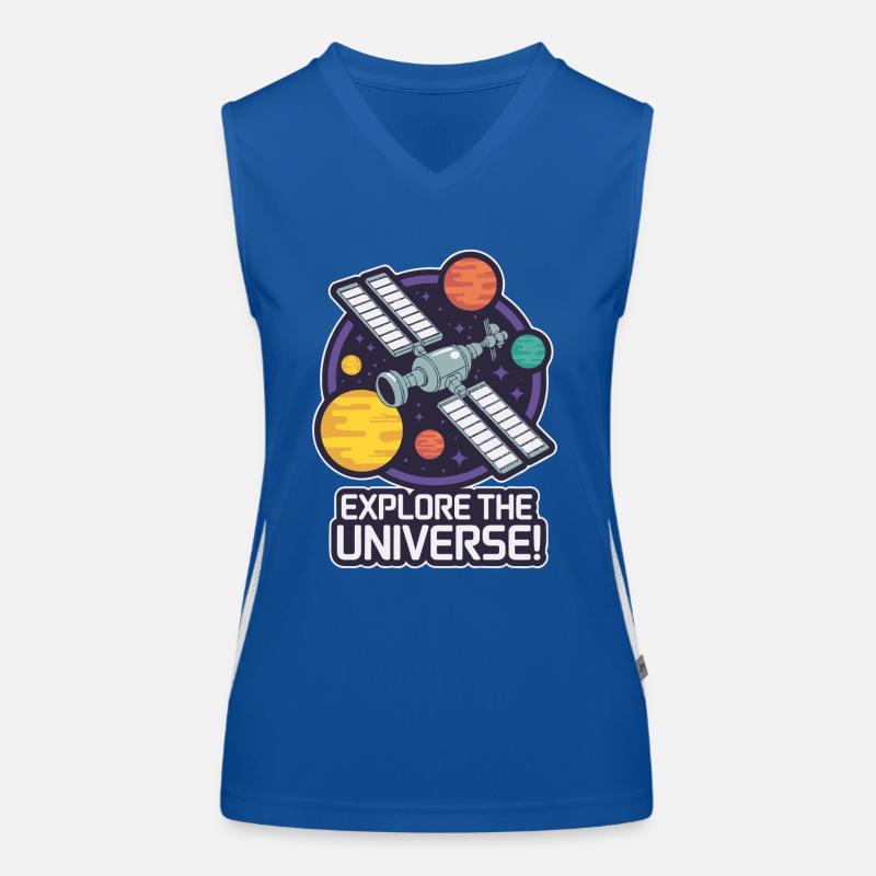 STATION SPATIALE, EXPLOREZ L’UNIVERS Débardeur respirant contrasté Femme