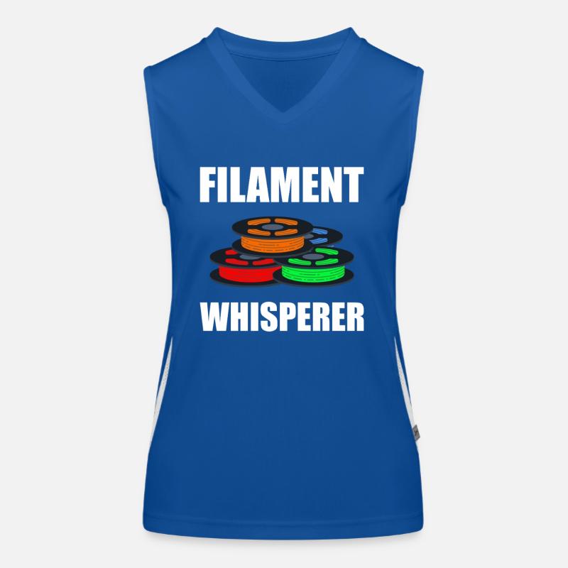Filament whisperer Imprimante 3D Impression 3D Débardeur respirant contrasté Femme