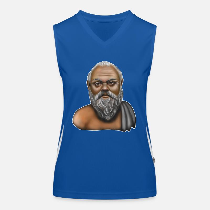 Socrate philosophe grec Débardeur respirant contrasté Femme