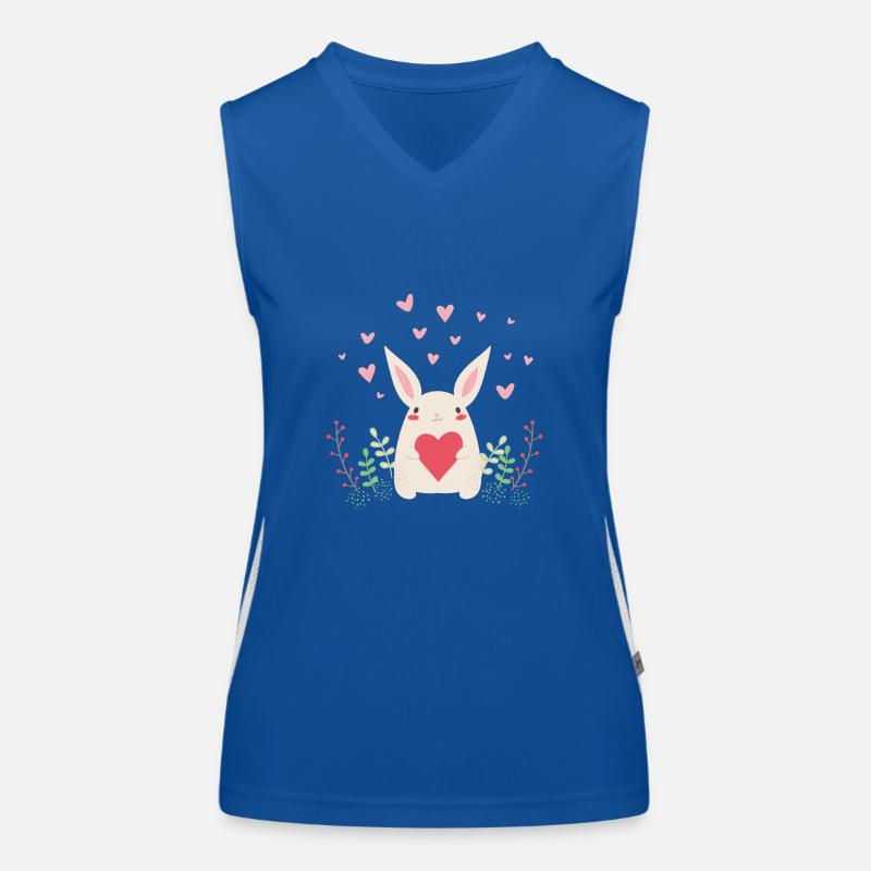 Hasenliebe Débardeur respirant contrasté Femme