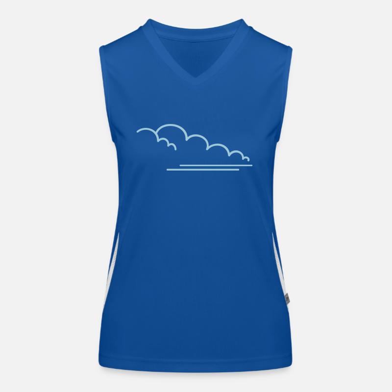 Staubwolke / dust cloud (1c) Women's Functional Contrast Tank Top