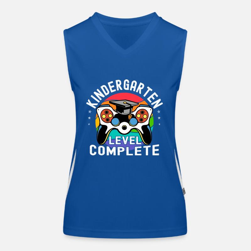 Kids Kindergarten Level Complete Graduation Class Women's Functional Contrast Tank Top