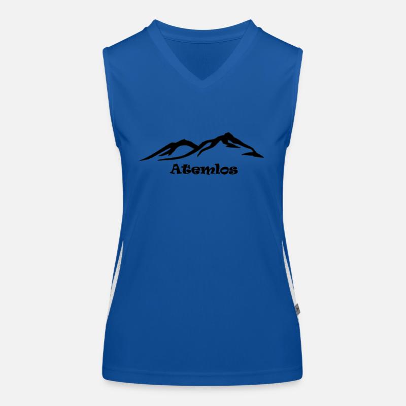 Atemlos.Zum Wandern,Joggen oder einfach so.Lustig Funktionelles Kontrast-Tank Top für Frauen