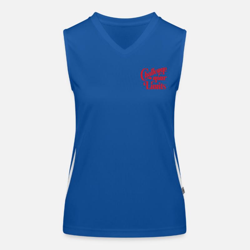 Challenge your Limits - Designed by KissingLetters Women's Functional Contrast Tank Top