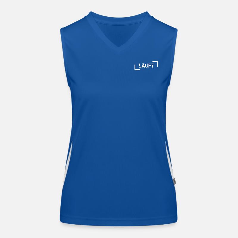 Läuft Funktionelles Kontrast-Tank Top für Frauen