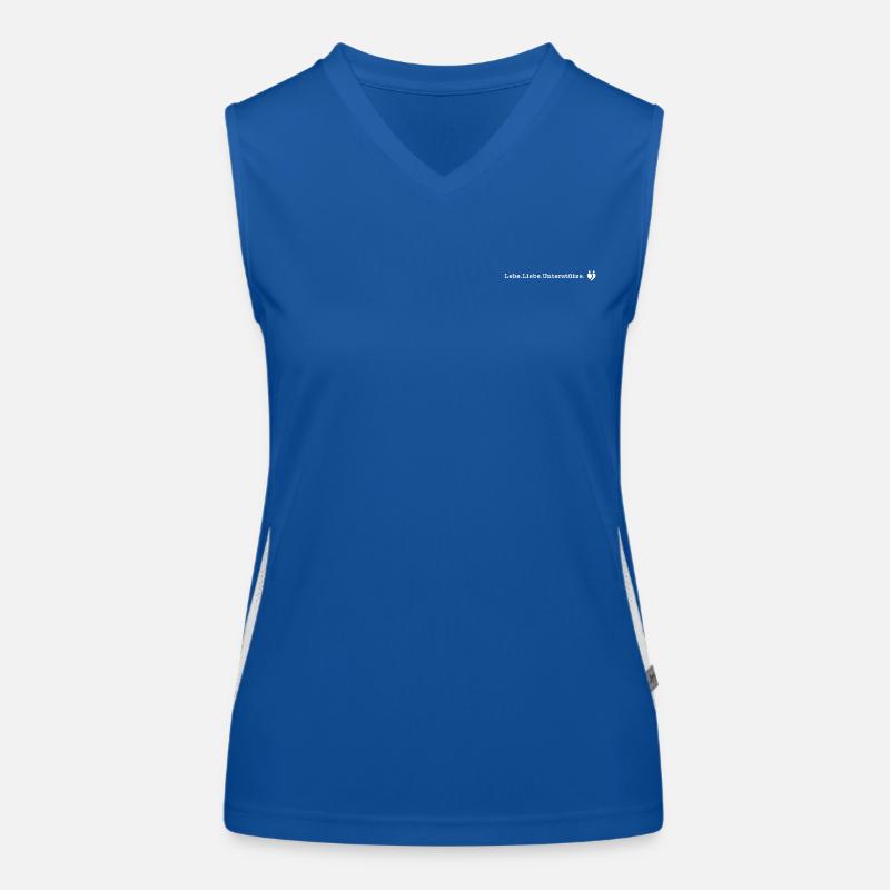 Marla_weiss Funktionelles Kontrast-Tank Top für Frauen