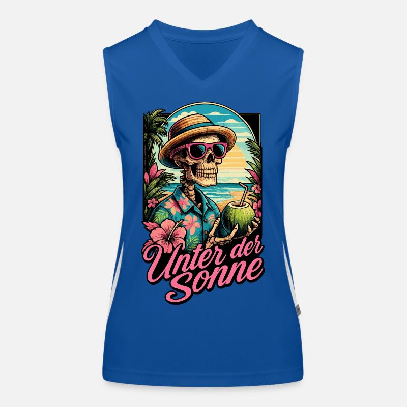 Unter der Sonne Funktionelles Kontrast-Tank Top für Frauen