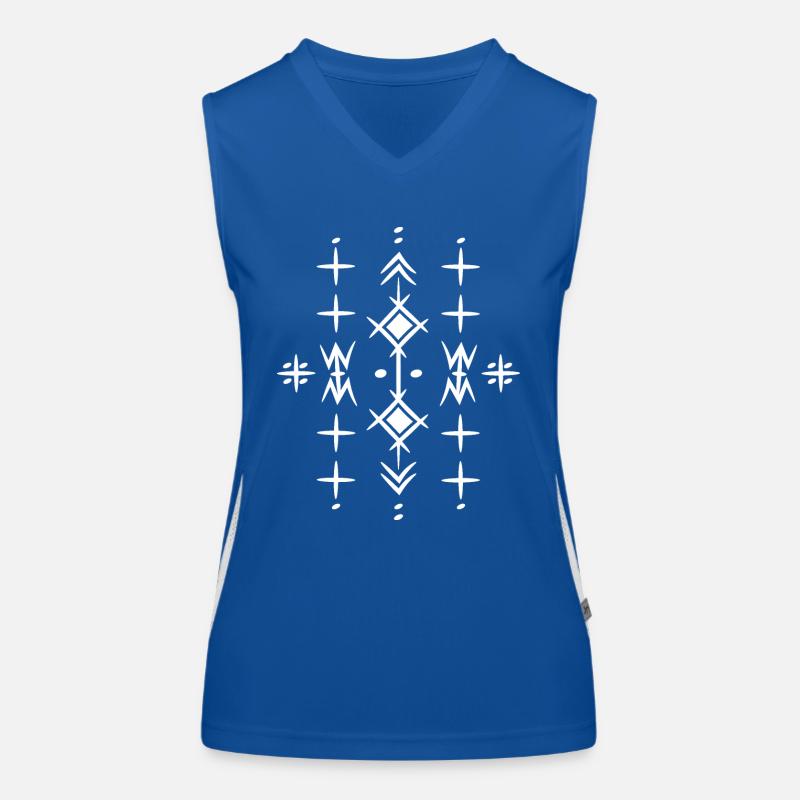 Berber motif Women's Functional Contrast Tank Top
