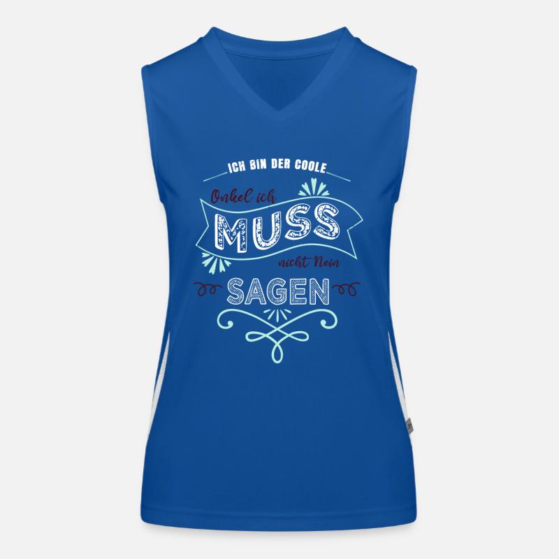 elternschaft humor onkel geschenk Funktionelles Kontrast-Tank Top für Frauen