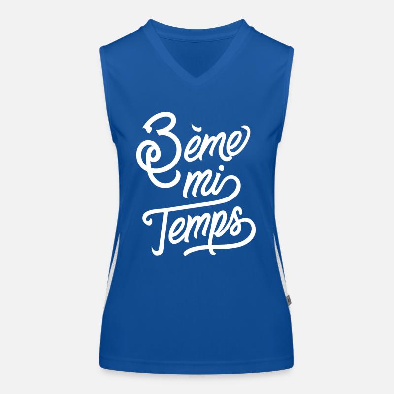 3ème mi temps Débardeur respirant contrasté Femme