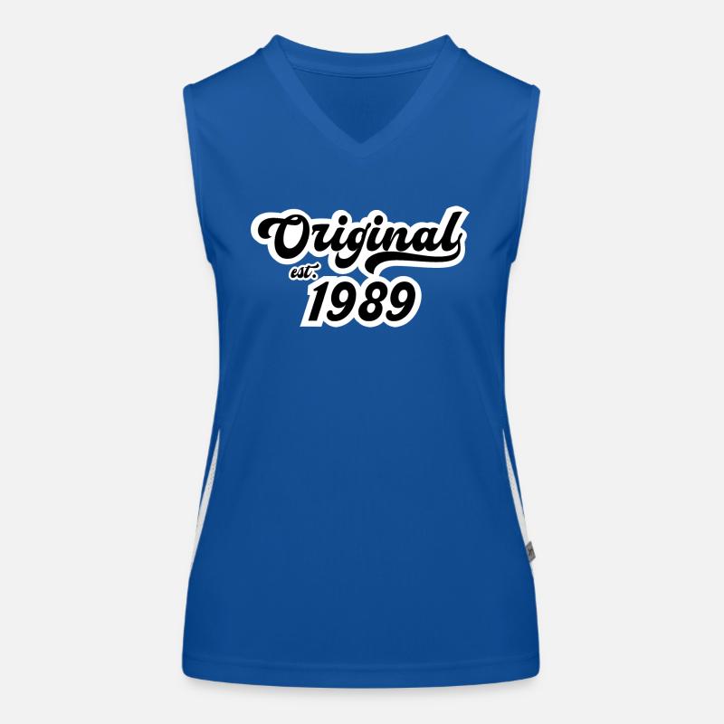 1989 Anniversaire Débardeur respirant contrasté Femme