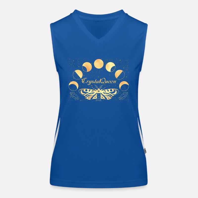 CrystalQueen Women's Functional Contrast Tank Top