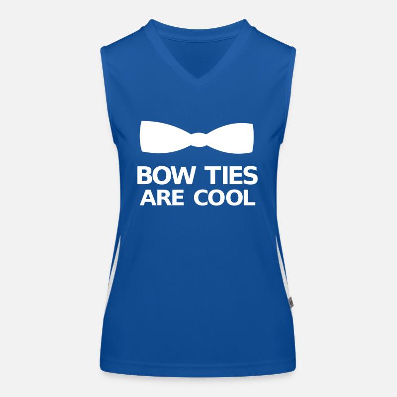 Bow Ties Are Cool Funktionelles Kontrast-Tank Top für Frauen