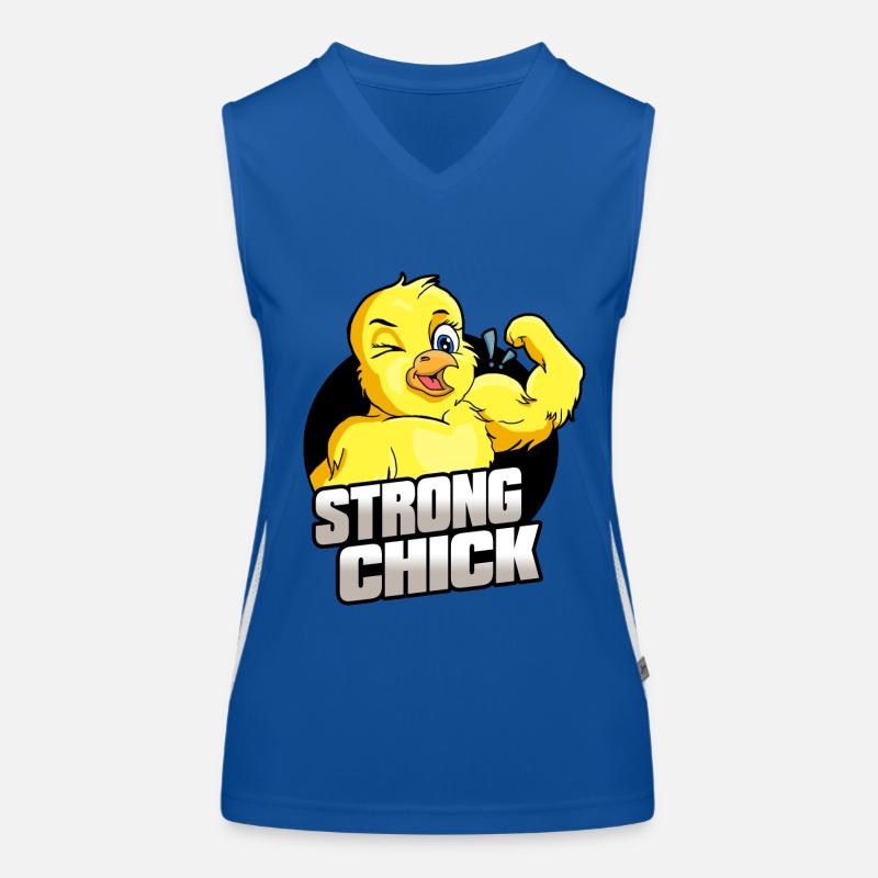 Strong Chick Women's Functional Contrast Tank Top