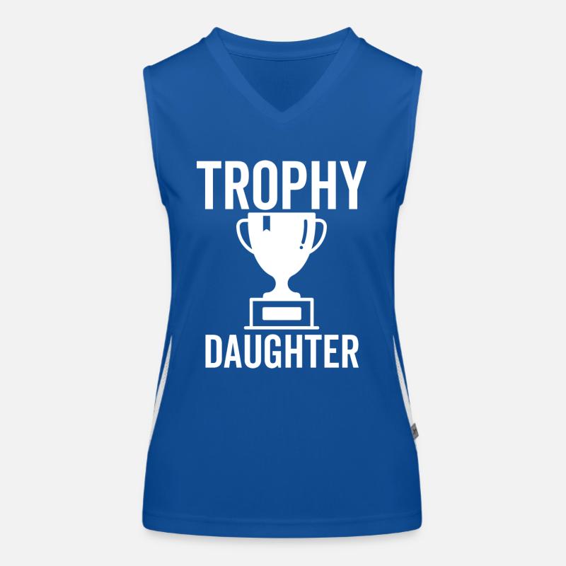 Trophäe Tochter Funktionelles Kontrast-Tank Top für Frauen