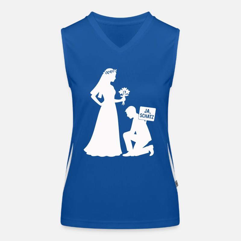 ehepaar Funktionelles Kontrast-Tank Top für Frauen