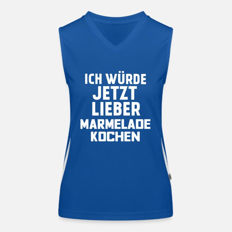 MARMELADE KOCHEN Funktionelles Kontrast-Tank Top für Frauen