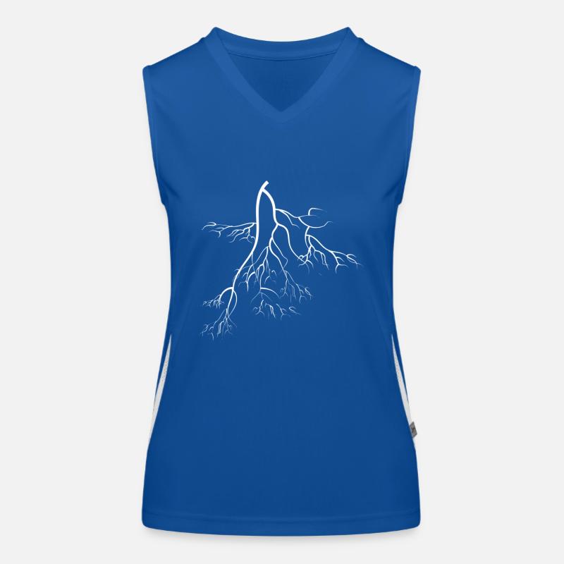 wurzel Funktionelles Kontrast-Tank Top für Frauen