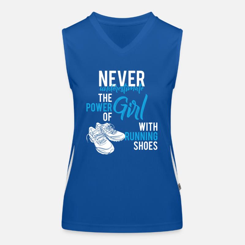 Running - Race - Jogging - Gift Women's Functional Contrast Tank Top