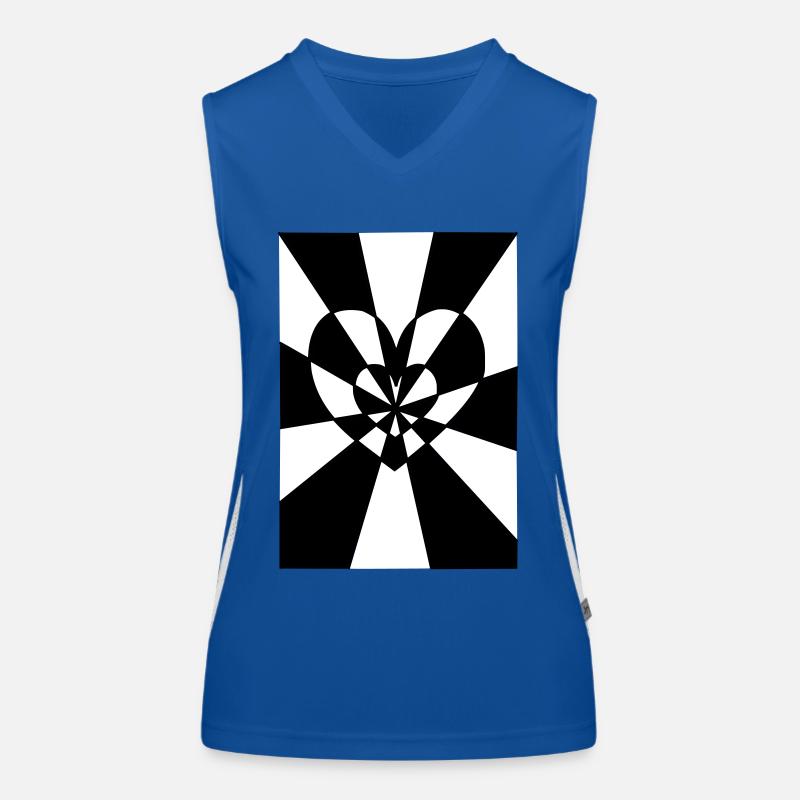 Heart's ray Women's Functional Contrast Tank Top