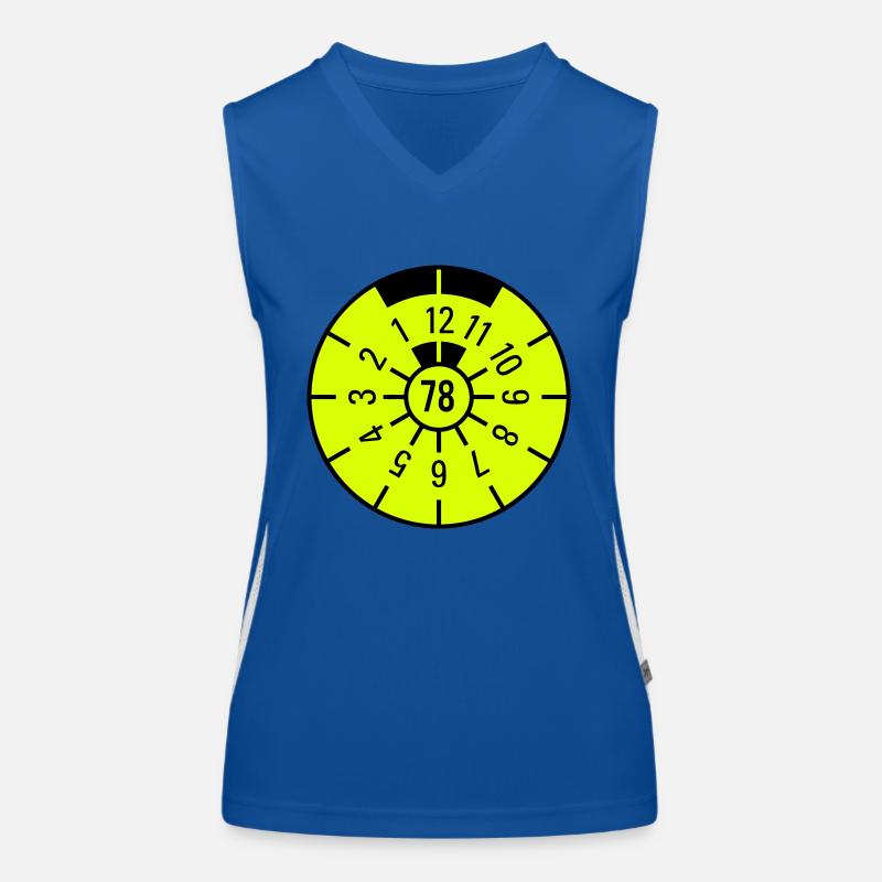 TÜV 1978 Funktionelles Kontrast-Tank Top für Frauen
