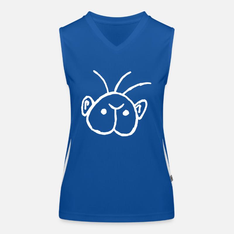Ass with ears Women's Functional Contrast Tank Top